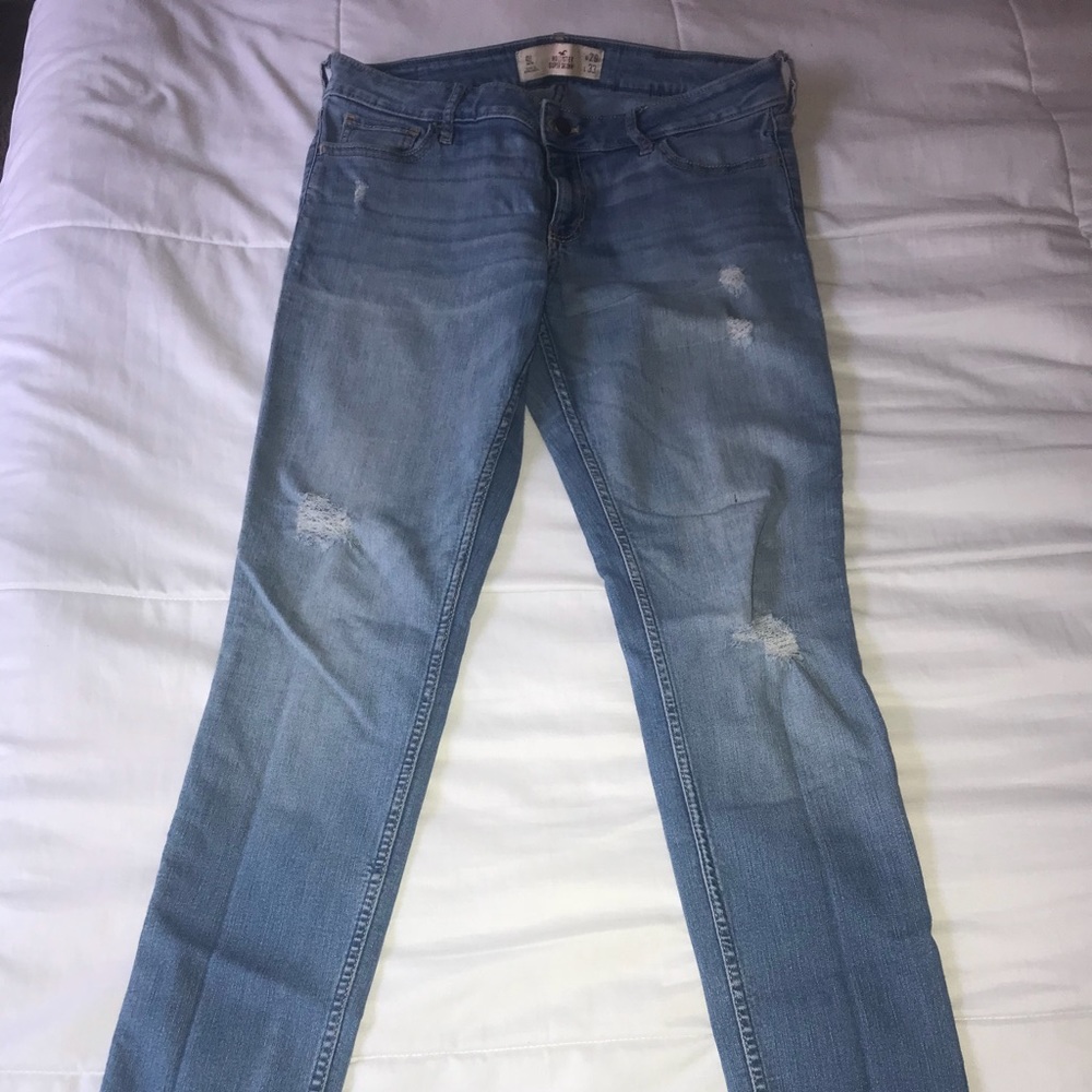 Hollister ripped jeans